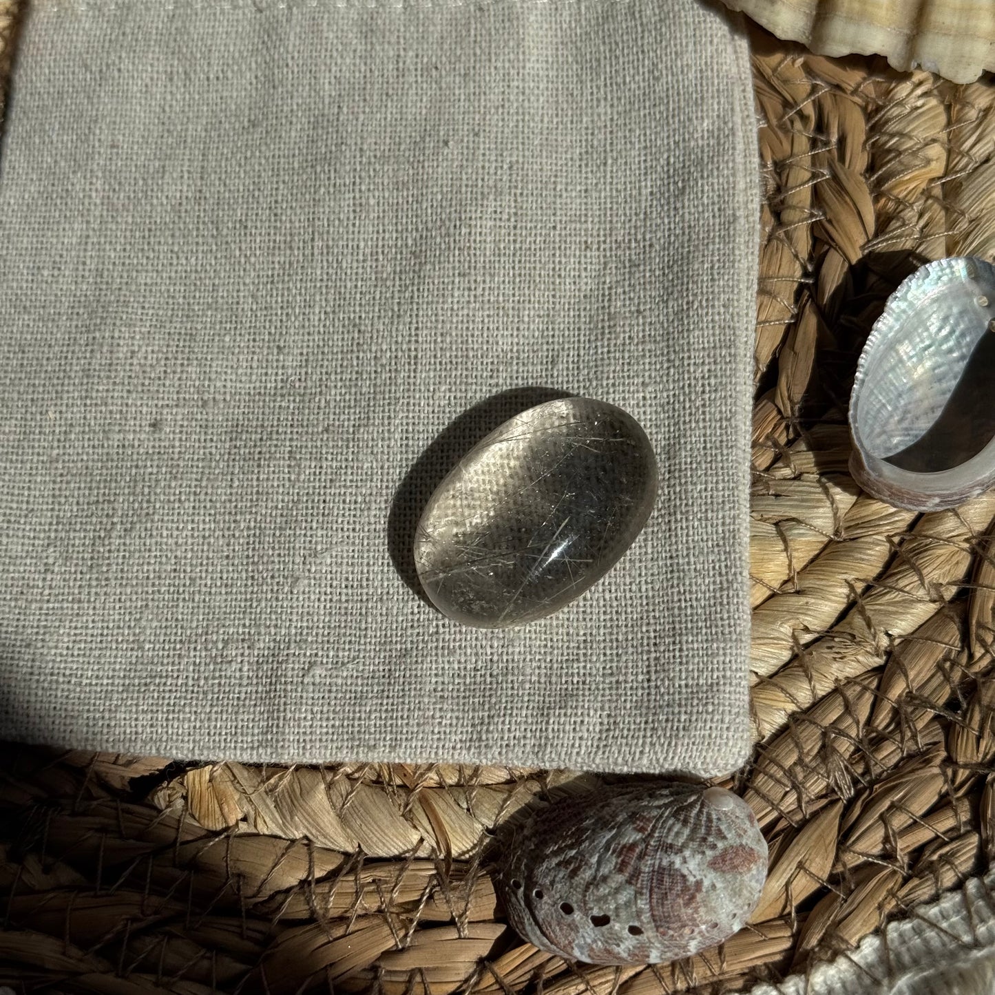 Turmalin Quarz Cabochon ~ F15