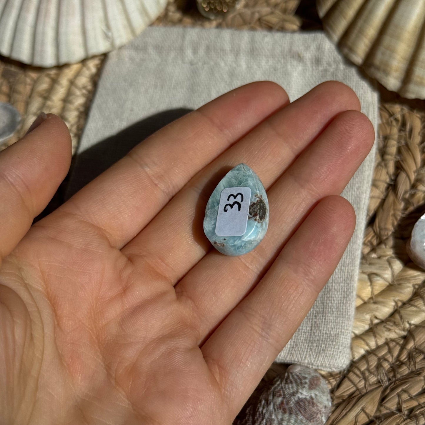 Larimar Cabochon ~ BA33