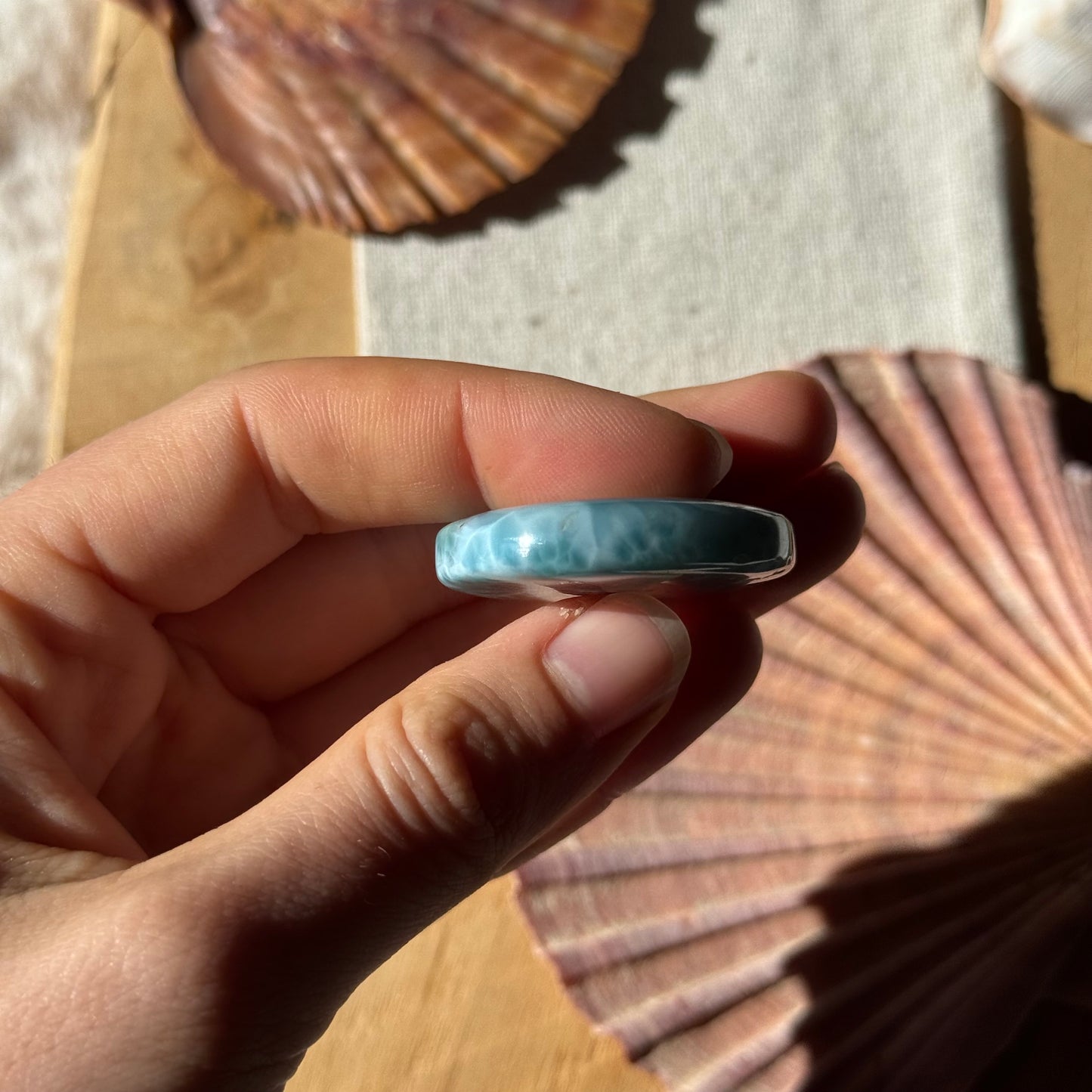 Larimar Scheibe ~ 65C