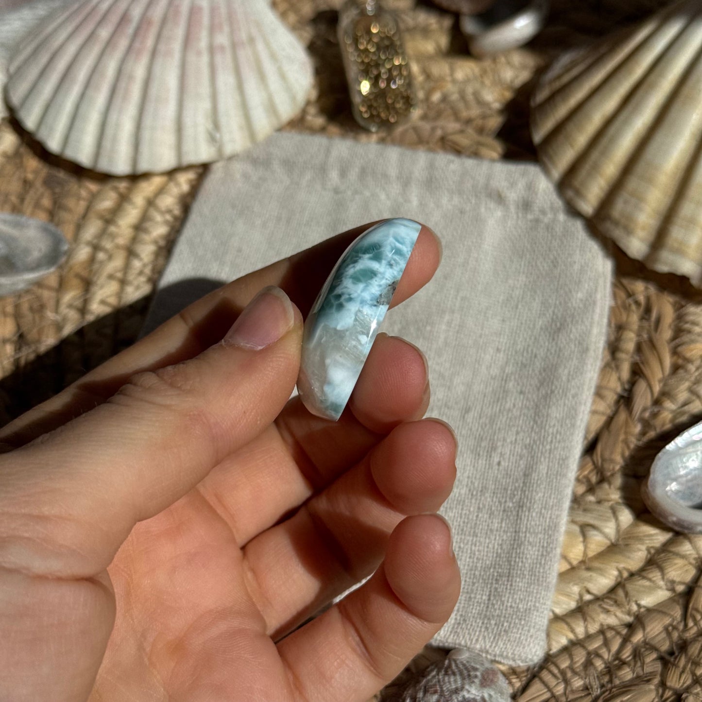 Larimar Cabochon ~ LL65