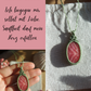 Rhodochrosit Makramee Kette ~ ZÄRTLICHKEIT