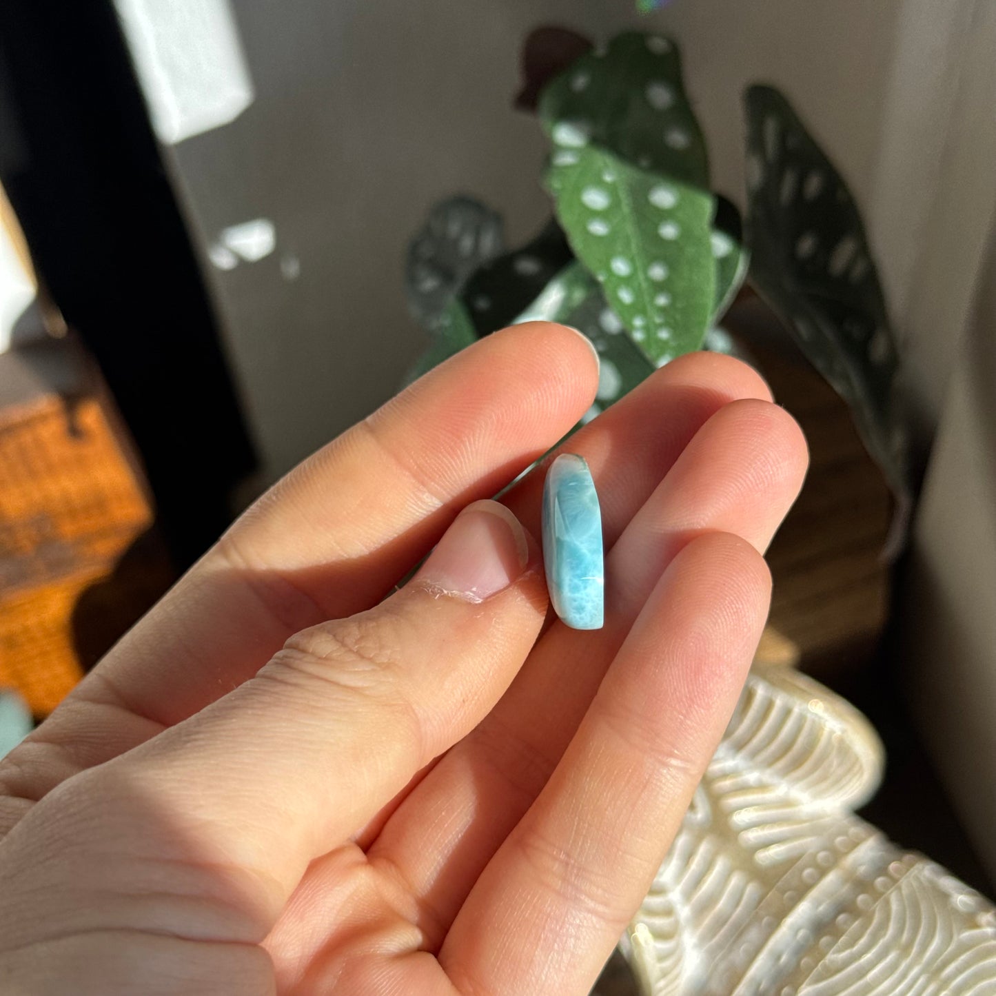 Larimar Cabochon ~ LV18