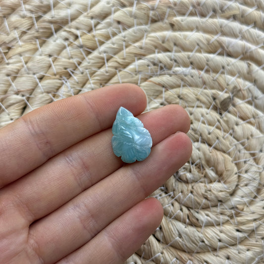 Larimar Schnitzerei Cabochon ~ 19LS