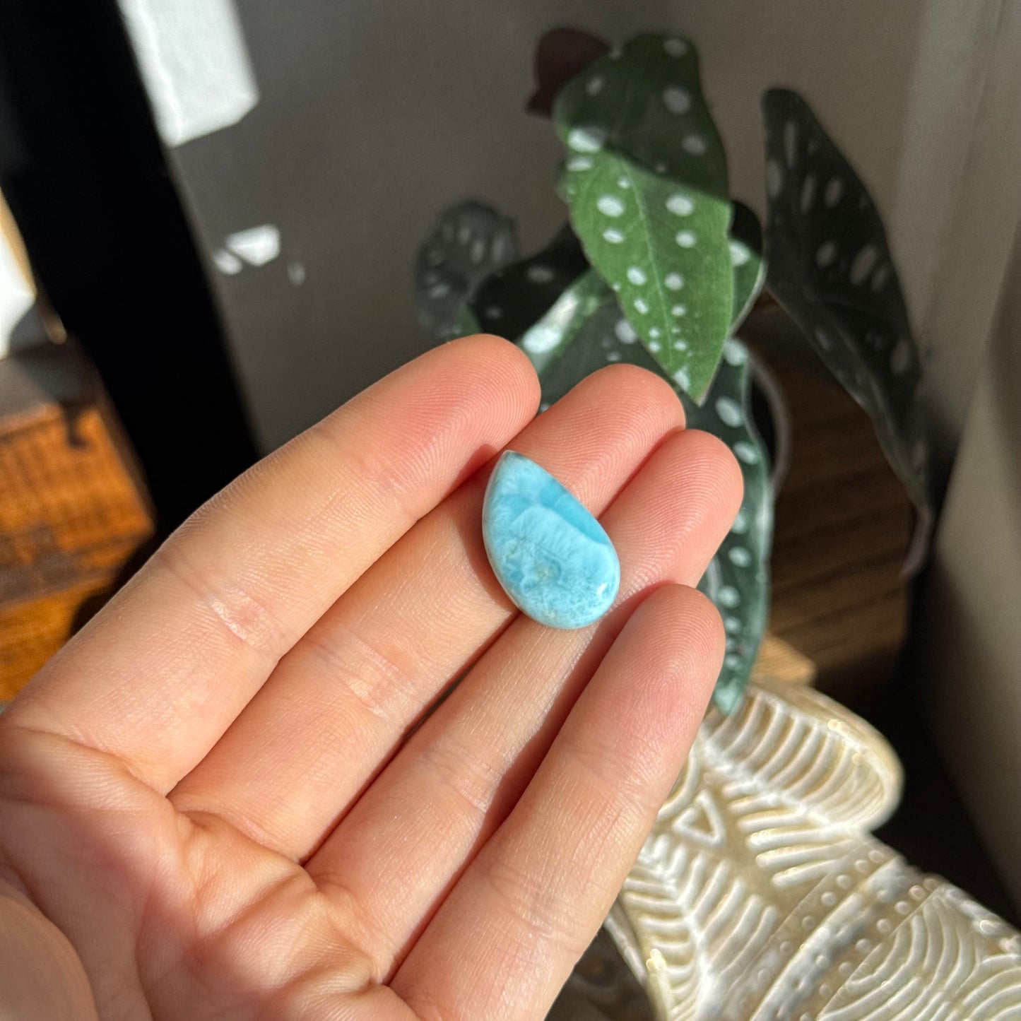 Larimar Cabochon ~ LV18