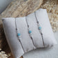 Bergkristall & Aquamarin Armband