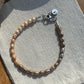 Perlen Karabiner Armband 17-20cm