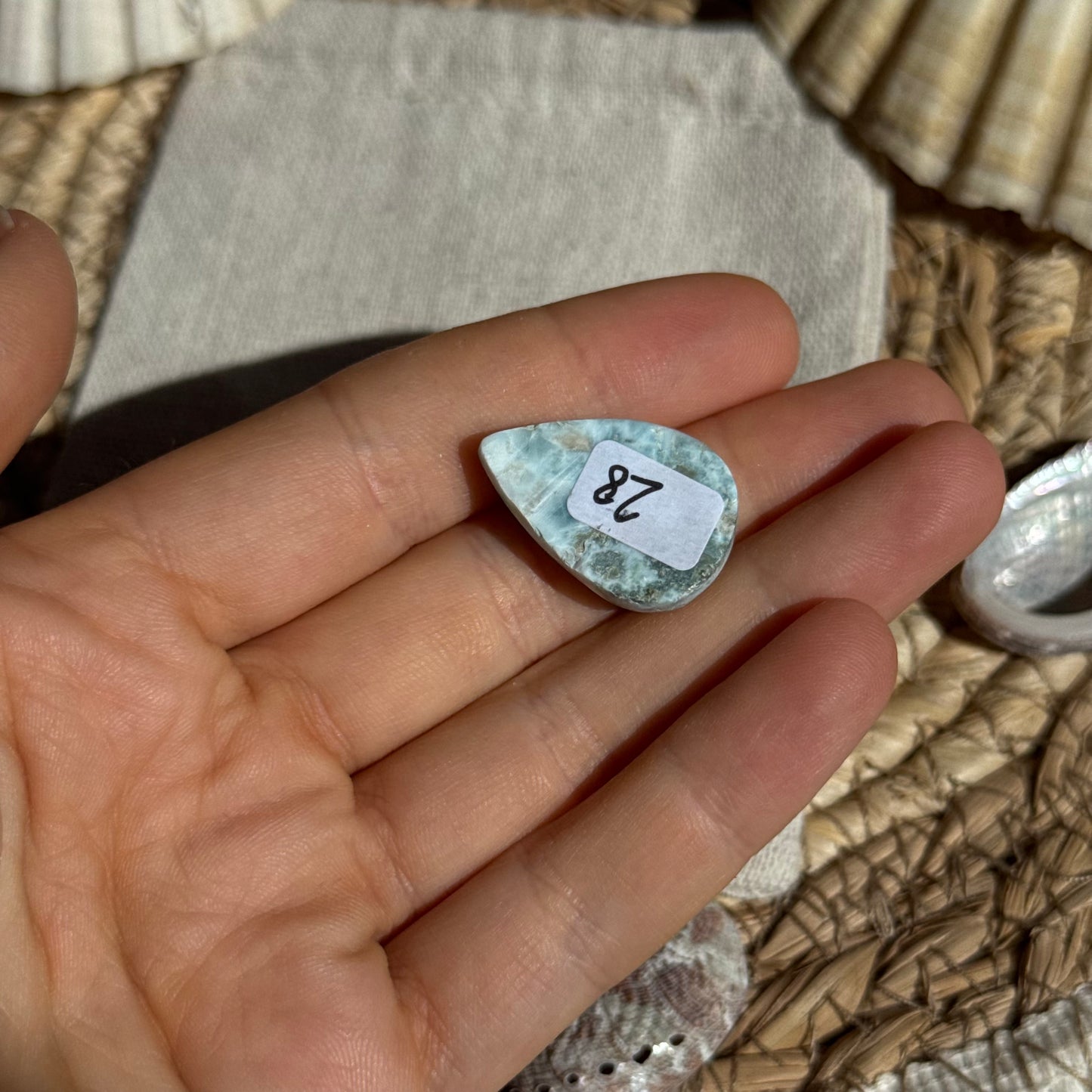 Larimar Cabochon ~ BA28
