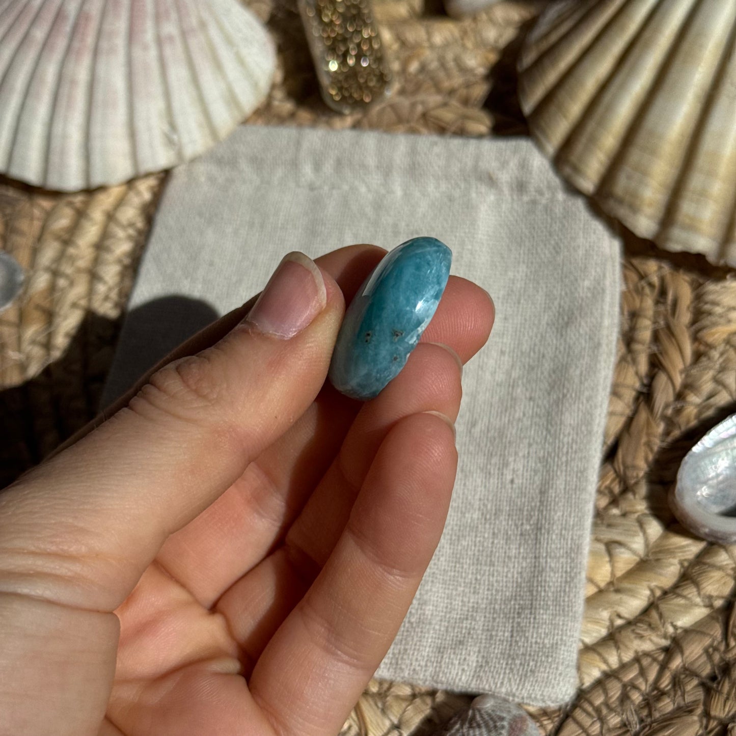 Larimar Cabochon ~ Bi45
