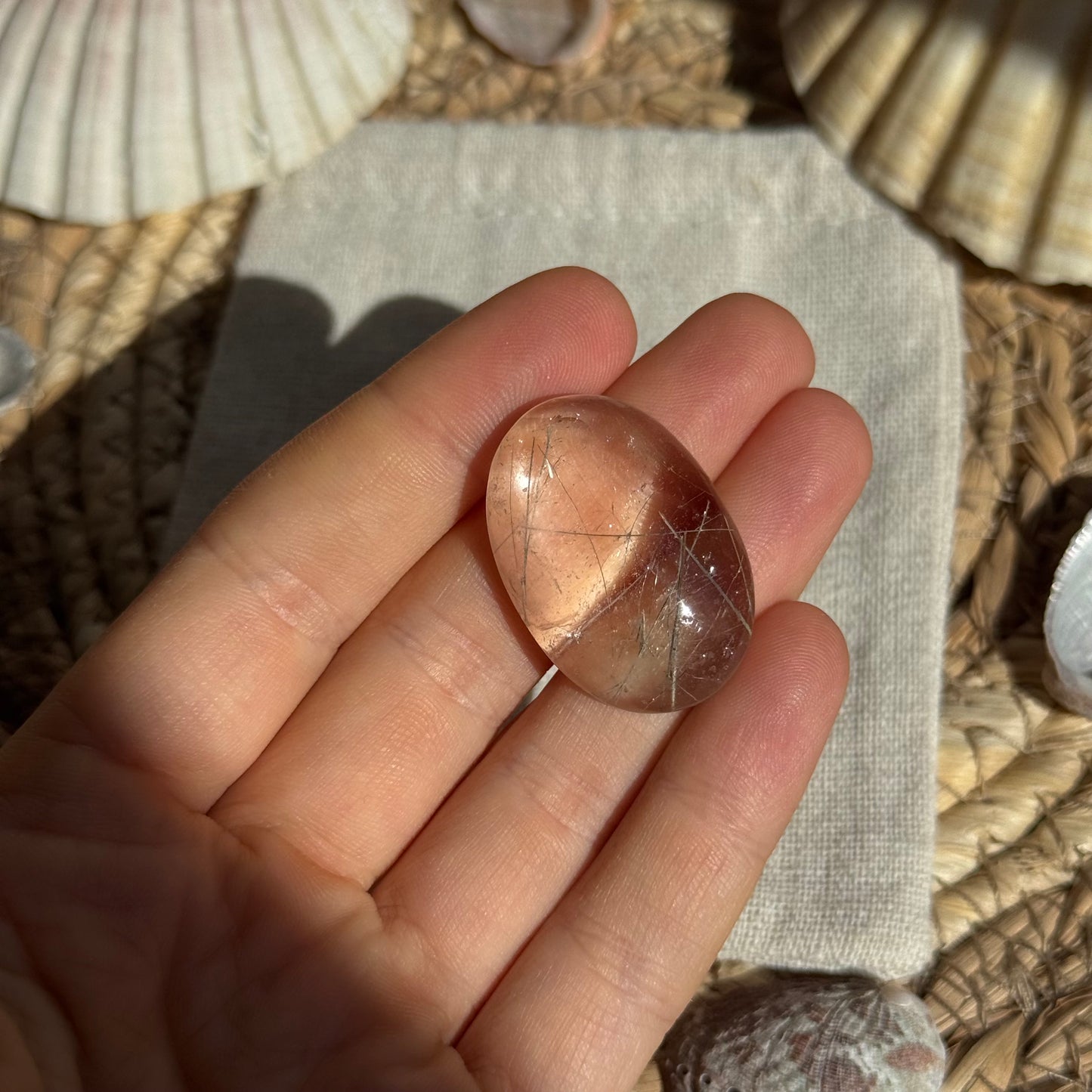 Turmalin Quarz Cabochon ~ F15