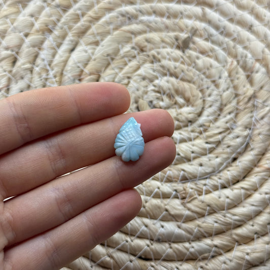 Larimar Schnitzerei Cabochon ~ 9LW