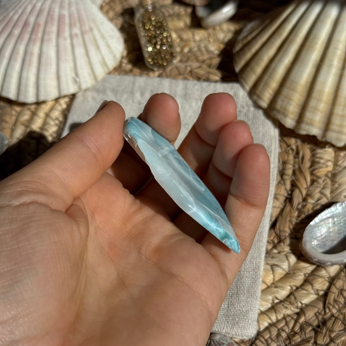 Larimar Cabochon ~ Bi120