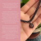 Drachenfruchtquarz Makramee Choker ~ CLOSE TO YOU