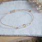 Bergkristall & Citrin Armband