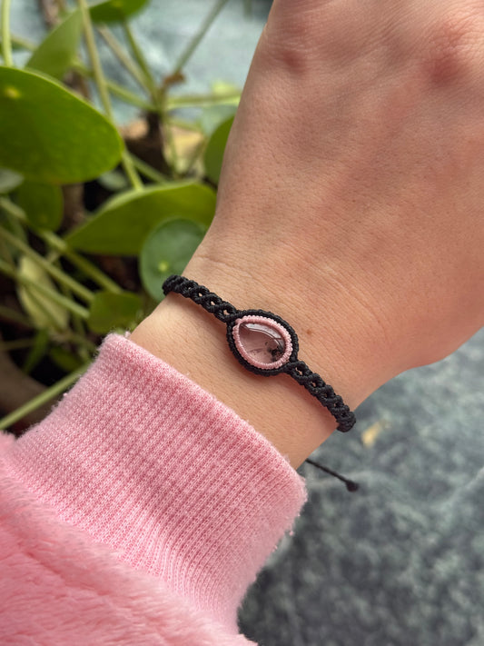 Drachenfruchtquarz Makramee Armand ~ BOND