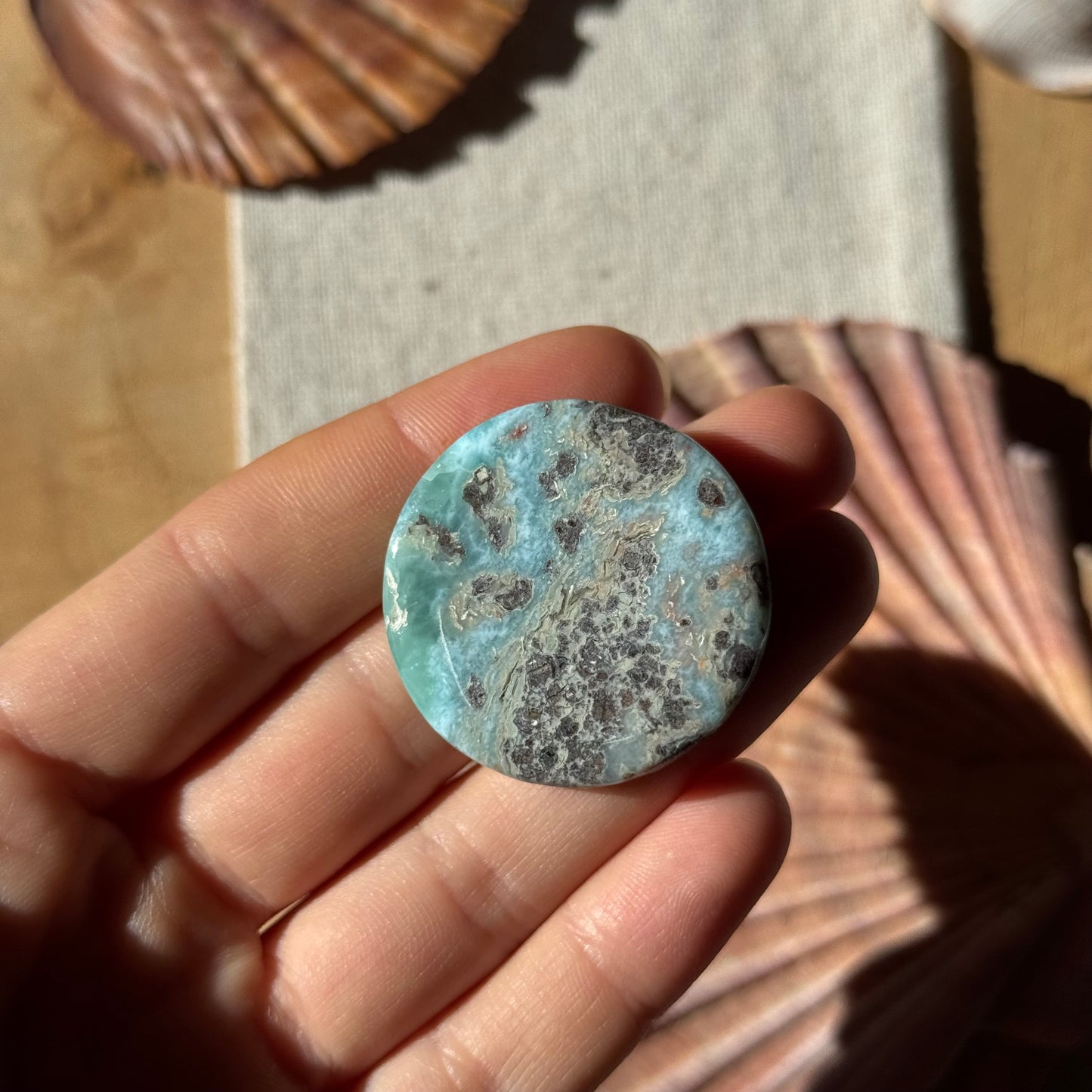 Larimar Scheibe ~ 40C