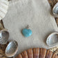 Larimar Herz Anhänger 925 silber ~ HA46