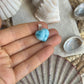 Larimar Herz Anhänger 925 silber ~ HK45