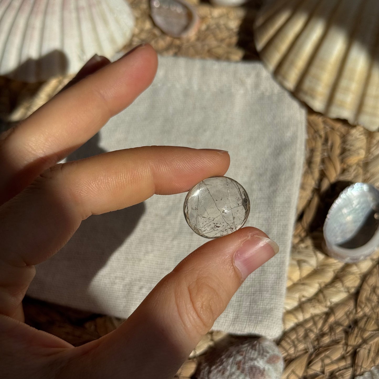 Turmalin Quarz Cabochon ~ FB5