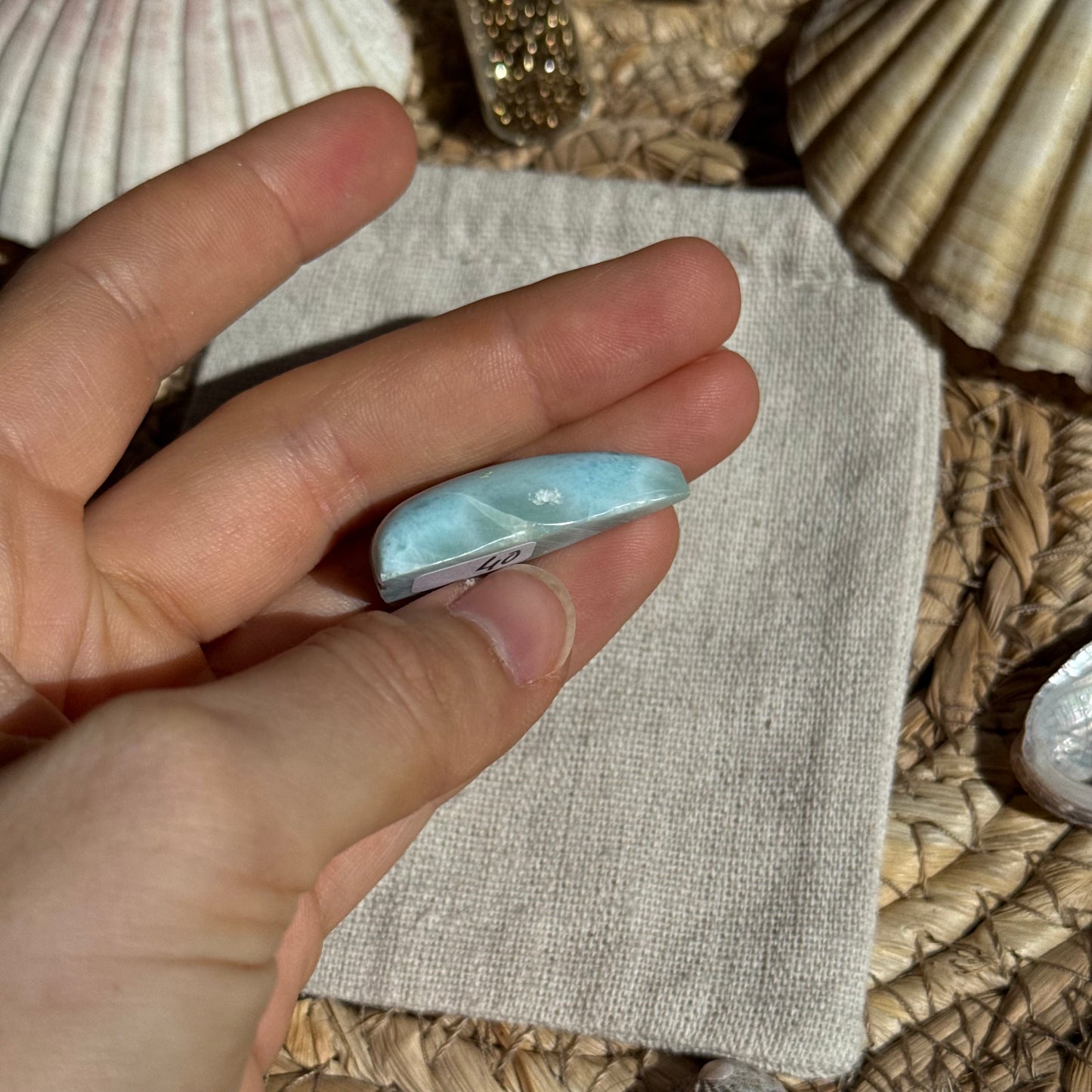 Larimar Cabochon ~ BB40