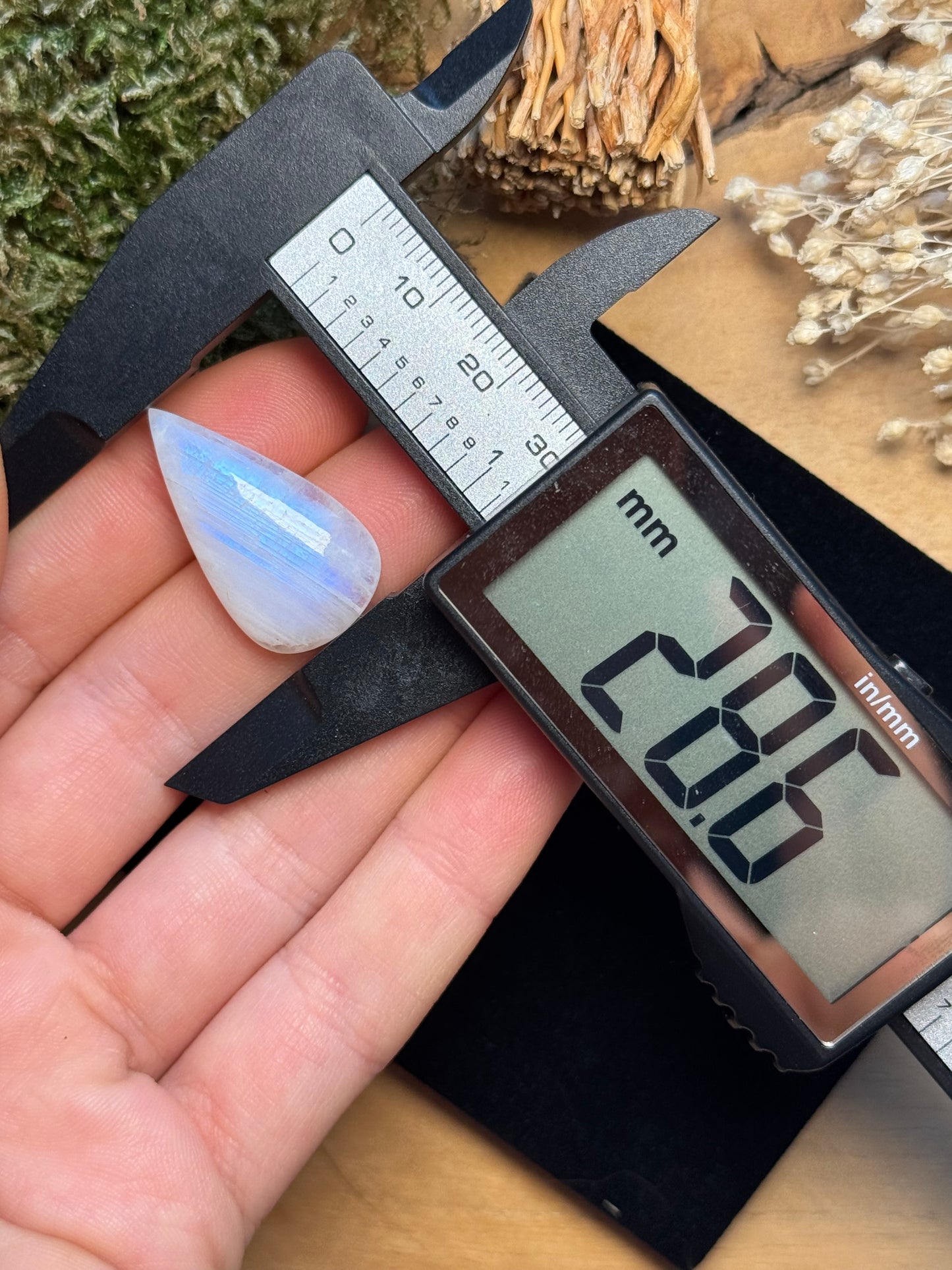 Regenbogen Mondstein /Weißer Labradorit ~ 15KA