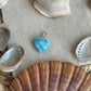 Larimar Herz Anhänger 925 silber ~ HC41
