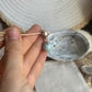 Larimar Kugel Anhänger 925 silber ~ VU39