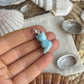 Larimar Katze  Anhänger 925 silber ~ BV60