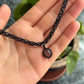 Drachenfruchtquarz Makramee Choker ~ CLOSE TO YOU