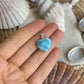 Larimar Herz Anhänger 925 silber ~ HC41
