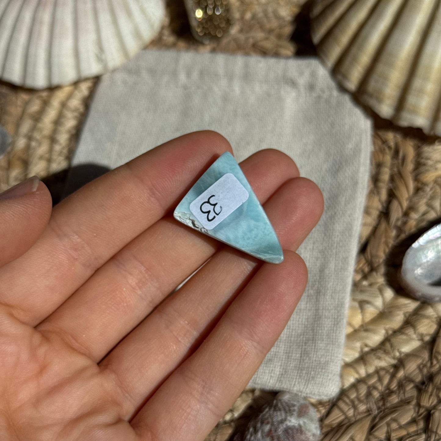 Larimar Cabochon ~ BB33