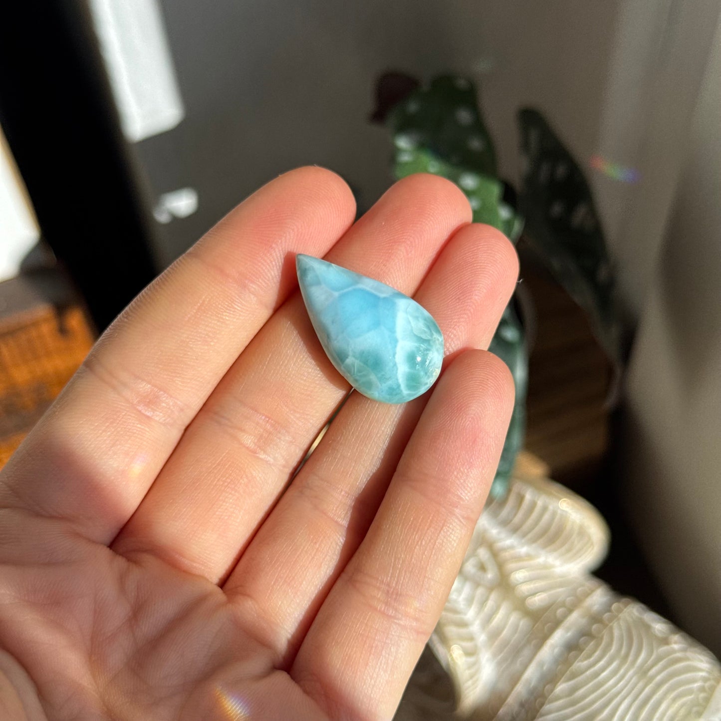 Larimar Cabochon ~ Li30