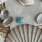 Larimar Herz Anhänger 925 silber ~ Hi41
