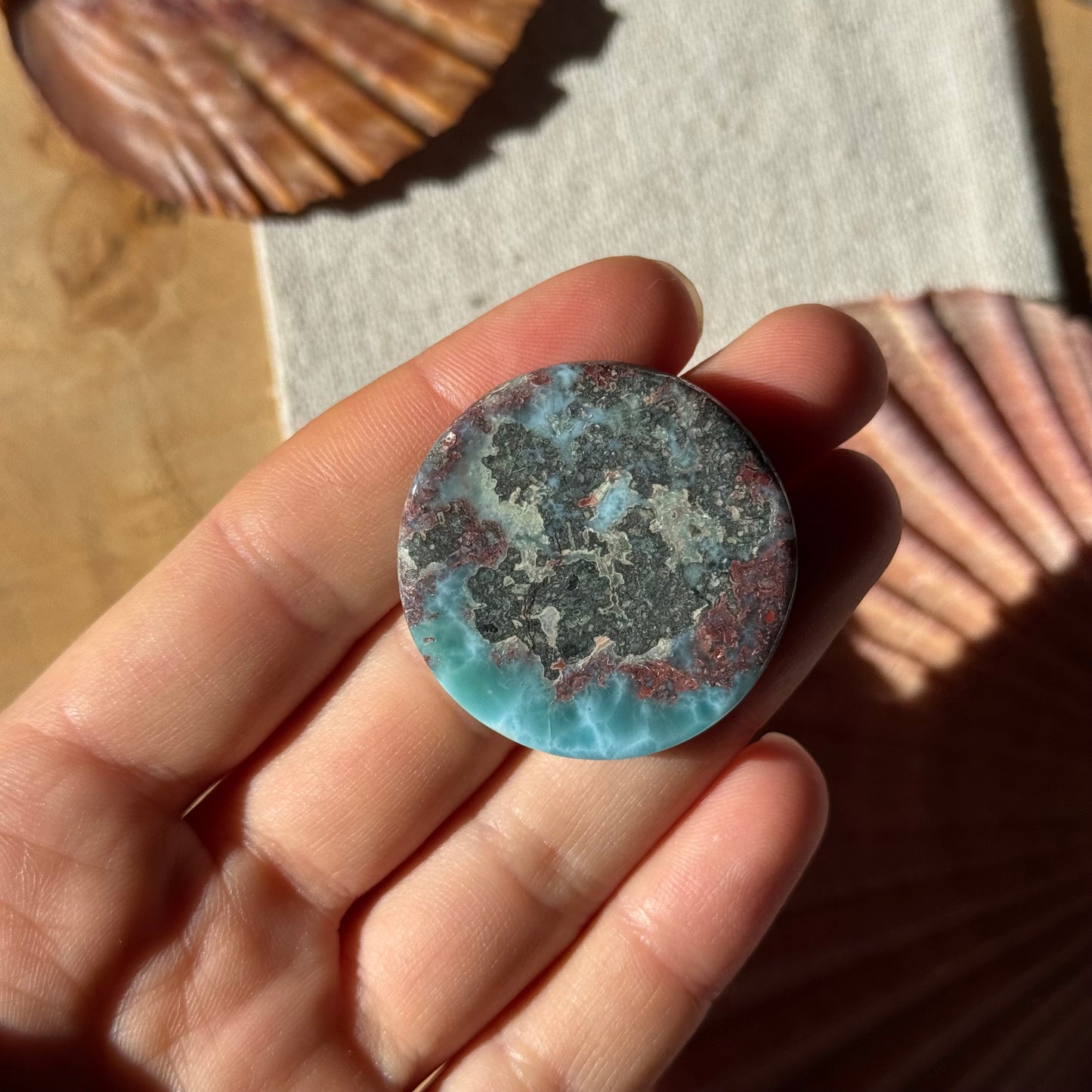 Larimar Scheibe ~ 50C