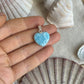 Larimar Herz Anhänger 925 silber ~ HS45