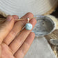 Larimar Kugel Anhänger 925 silber ~ VR42