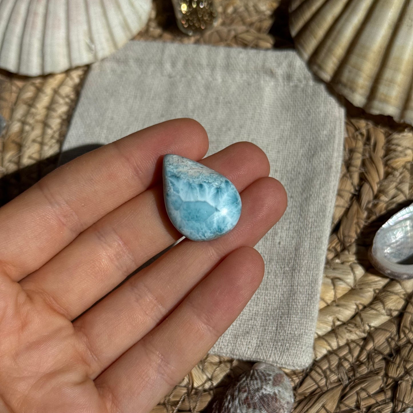 Larimar Cabochon ~ BC33