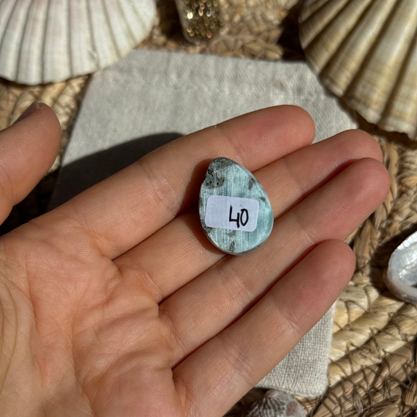 Larimar Cabochon ~ BC40