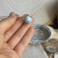 Larimar Kugel Anhänger 925 silber ~ VR42