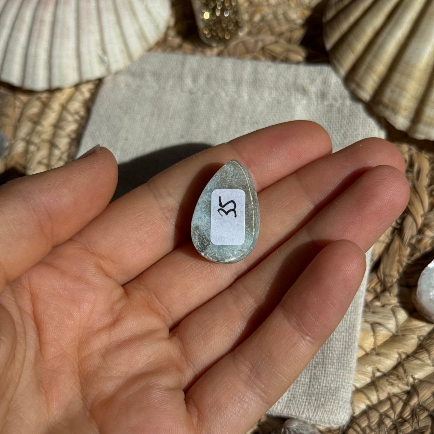 Larimar  Cabochon ~ BD35