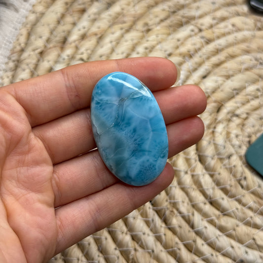 Larimar Cabochon bware ~ 90LAAF