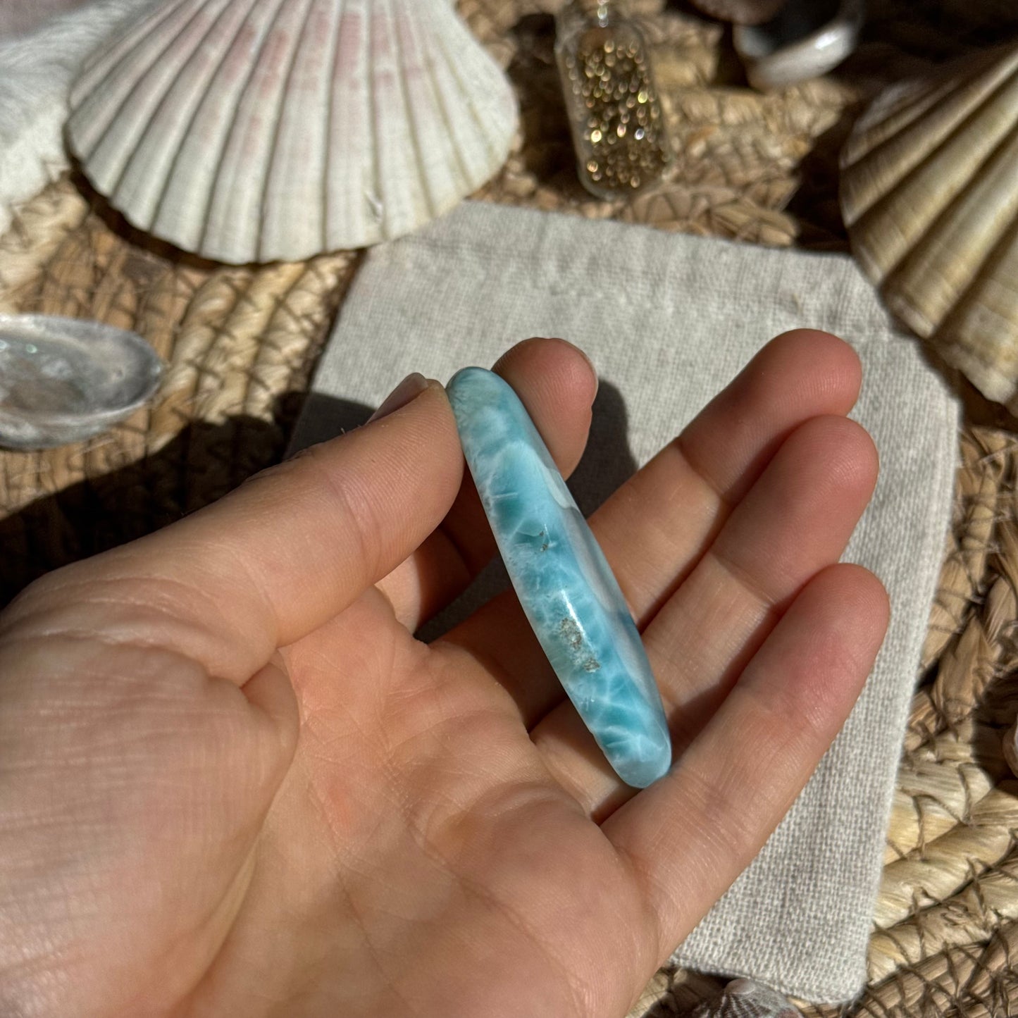 Larimar Cabochon ~ BJ147
