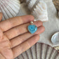 Larimar Herz Anhänger 925 silber ~ HQ40