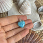 Larimar Herz Anhänger 925 silber ~ HD41