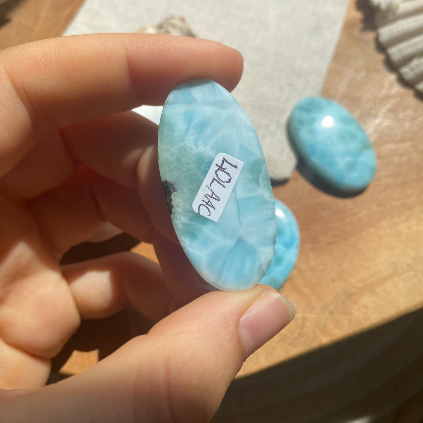 Larimar Cabochon ~ 40LAAC