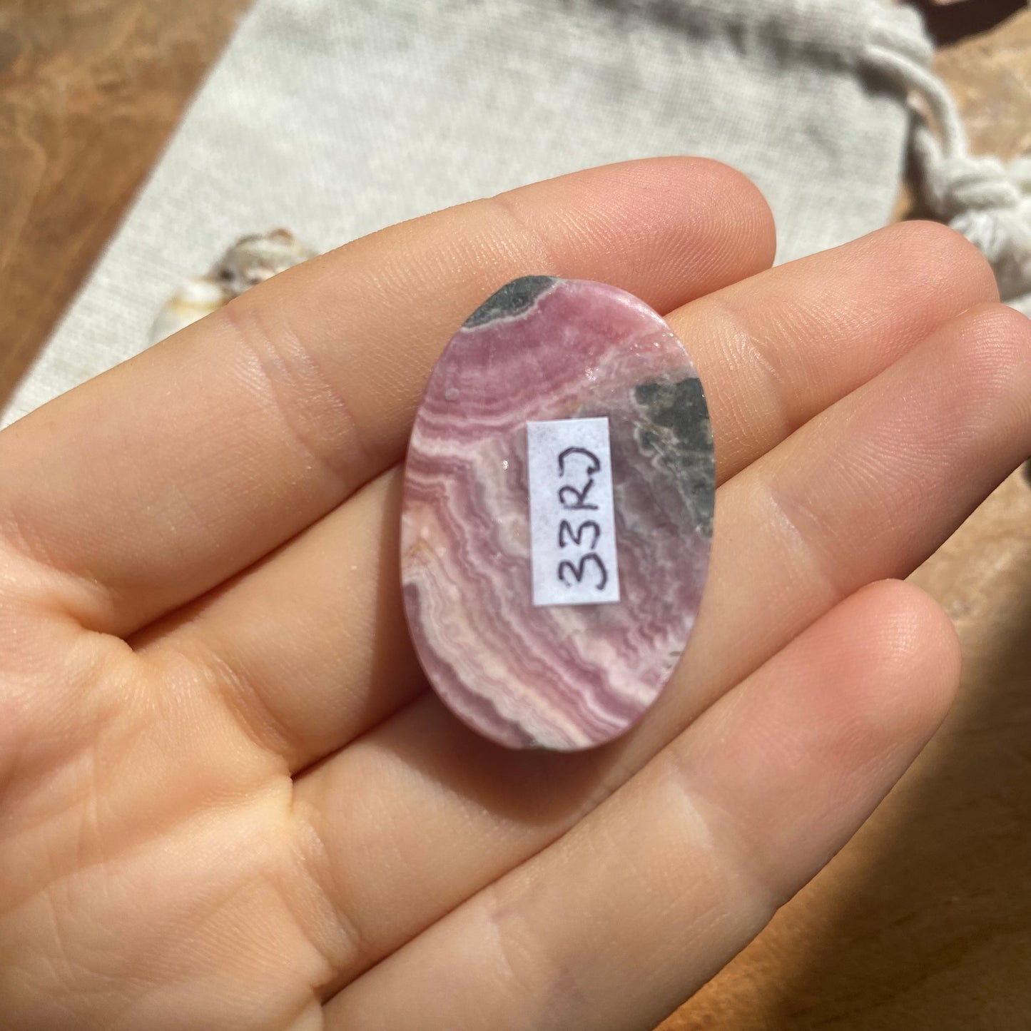 Rhodochrosit Cabochon ~ 33RJ