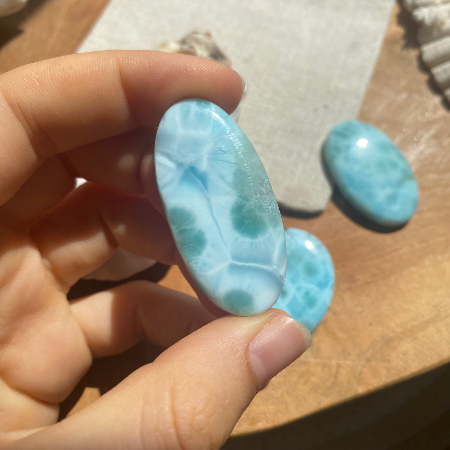 Larimar Cabochon ~ 40LAAC