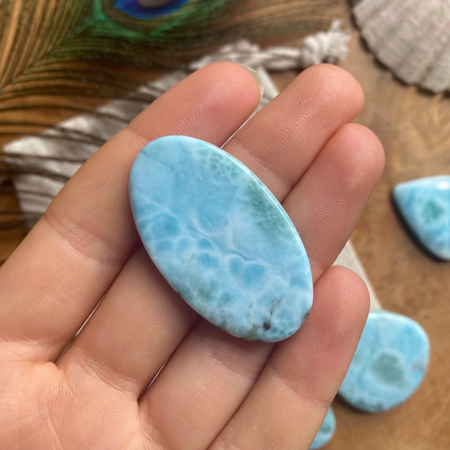 Larimar Cabochon ~ H42