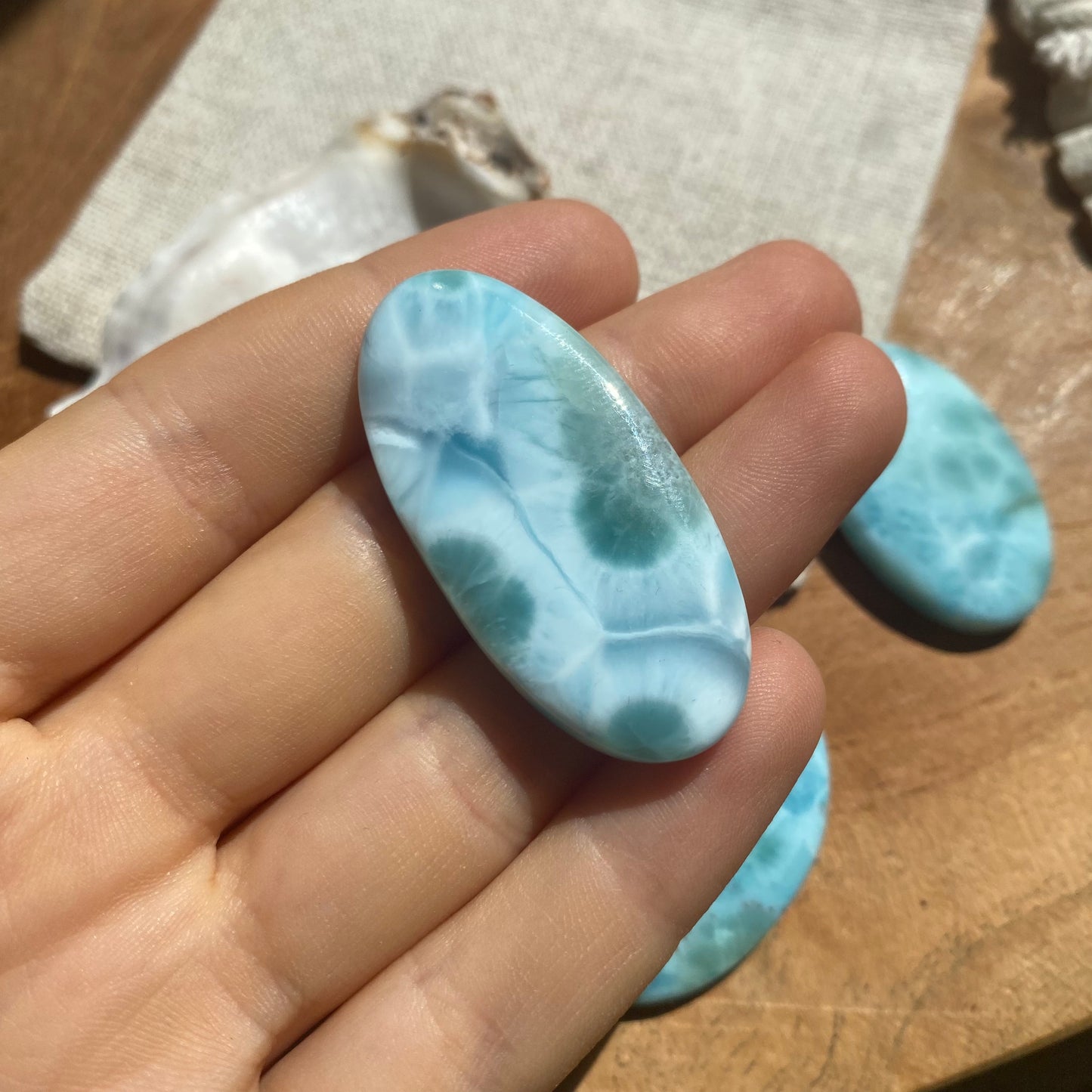 Larimar Cabochon ~ 40LAAC