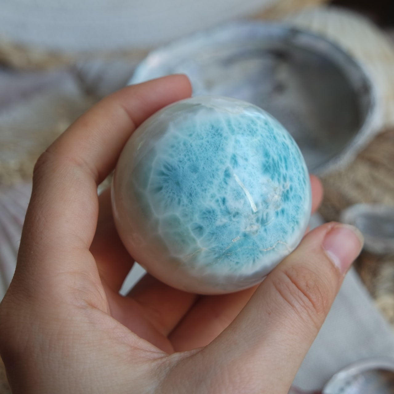 Larimar Kugel ~ VO705