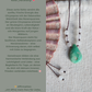 Chrysopras & Rosenquarz Makramee Kette ~ HERZKLANG